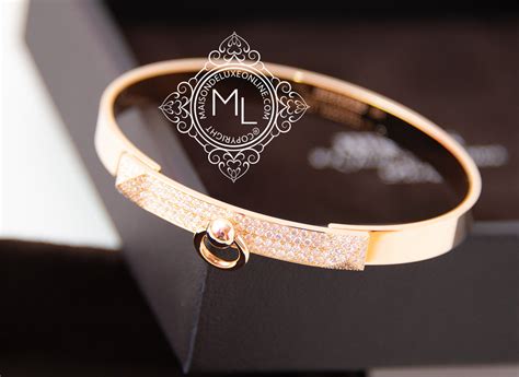 hermes cdc bracelet price 2015|Hermes diamond bangle bracelet.